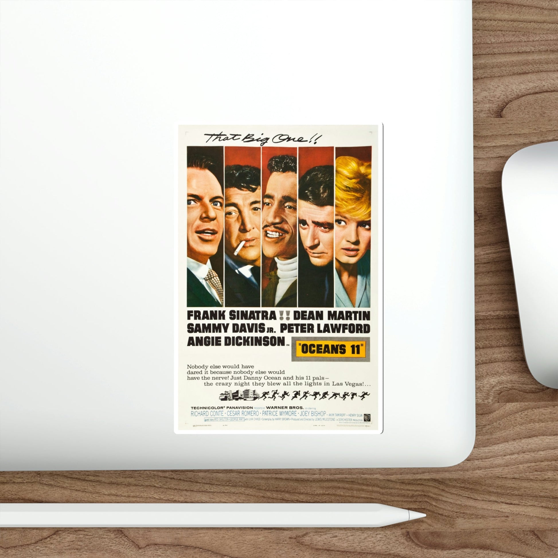 Ocean's Eleven 1960 Movie Poster STICKER Vinyl Die-Cut Decal-The Sticker Space