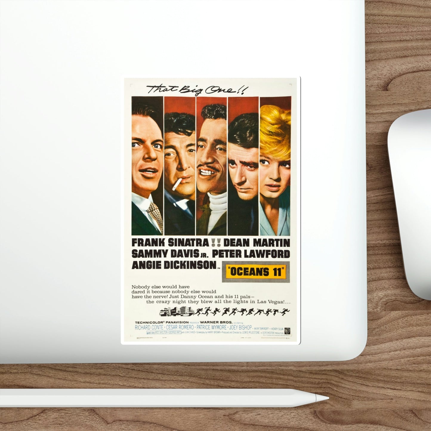 Ocean's Eleven 1960 Movie Poster STICKER Vinyl Die-Cut Decal-The Sticker Space