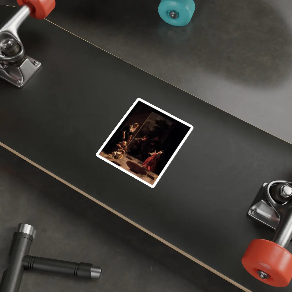 SKU:30736526785393731766 Sticker types:White Shape:Die-Cut Sizes:4" × 4"