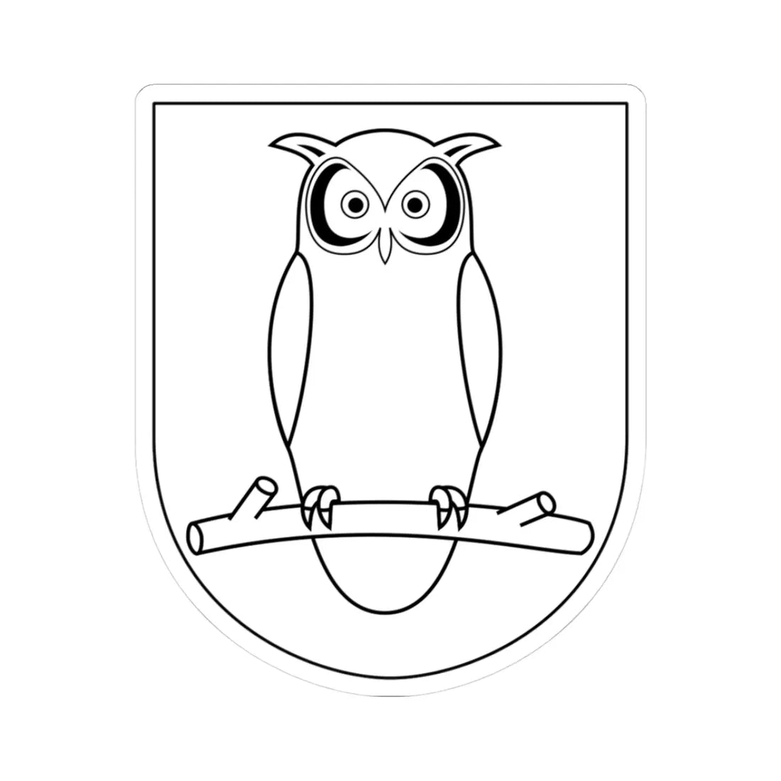 Ockelbo socken vapen (Sweden) (Coat of Arms) STICKER Vinyl Kiss-Cut Decal 3 Inch White - The Sticker Space