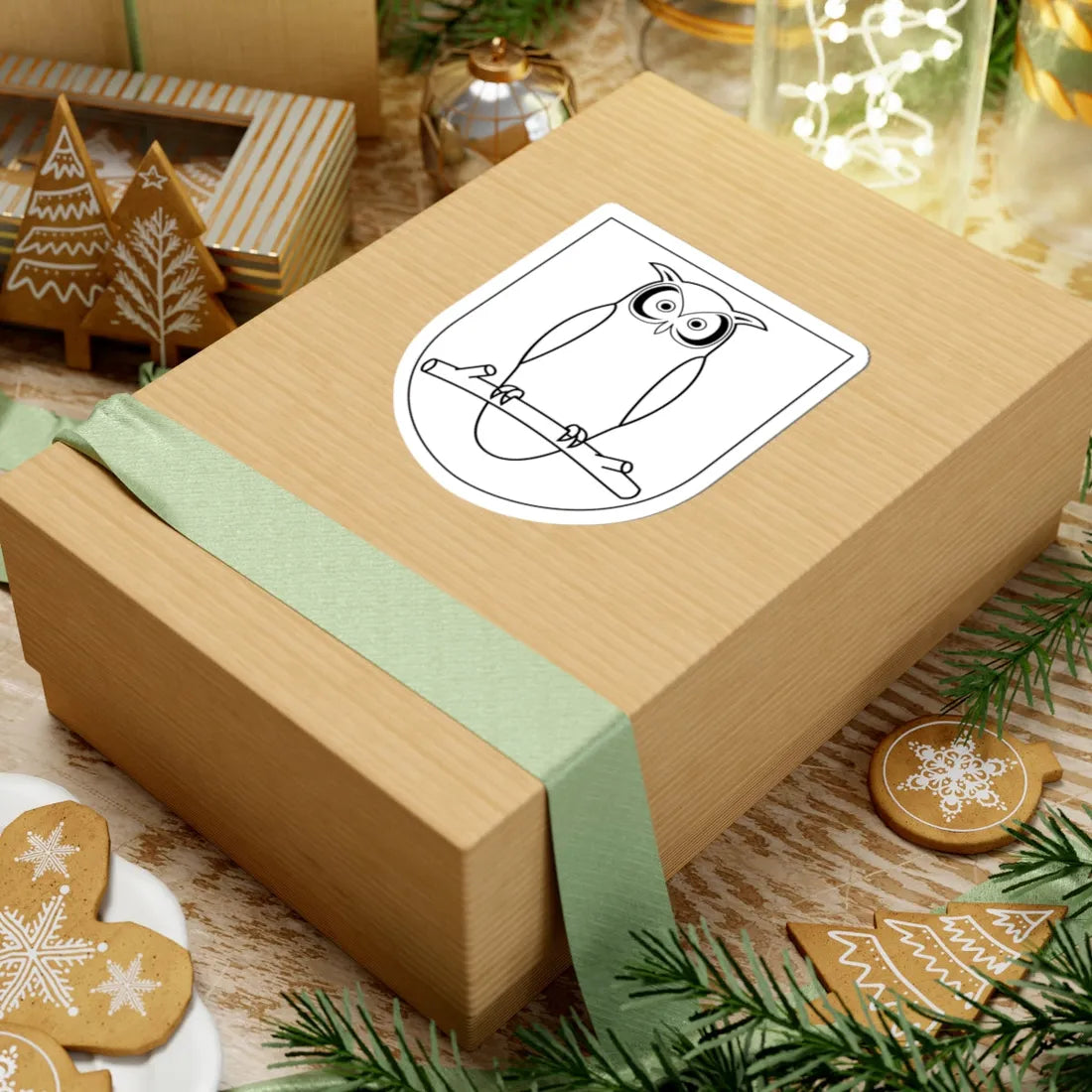 Ockelbo socken vapen (Sweden) (Coat of Arms) STICKER Vinyl Kiss-Cut Decal - The Sticker Space