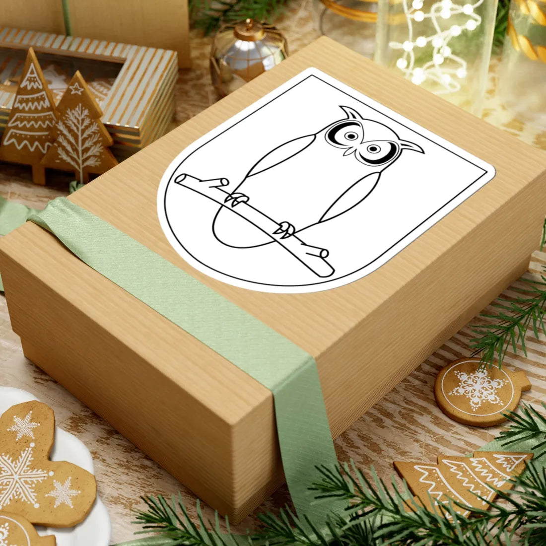 Ockelbo socken vapen (Sweden) (Coat of Arms) STICKER Vinyl Kiss-Cut Decal - The Sticker Space