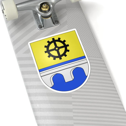 Ocout-coat of arms (Switzerland) (Coat of Arms) STICKER Vinyl Kiss-Cut Decal - The Sticker Space