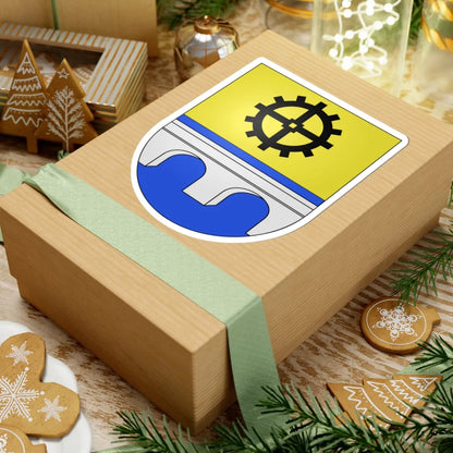 Ocout-coat of arms (Switzerland) (Coat of Arms) STICKER Vinyl Kiss-Cut Decal - The Sticker Space