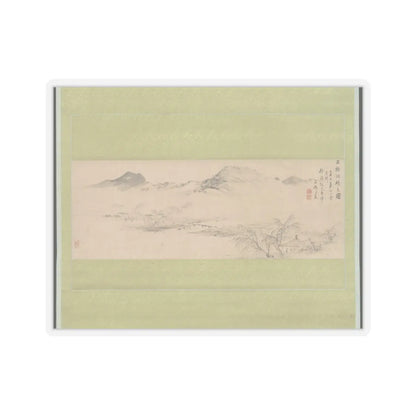 Oda Kaisen - View of the Kamo River from Sanbogi at Dawn - 1829 v1 - STICKER Vinyl Kiss-Cut Decal