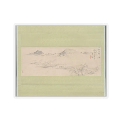 Oda Kaisen - View of the Kamo River from Sanbogi at Dawn - 1829 v1 - STICKER Vinyl Kiss-Cut Decal