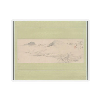 Oda Kaisen - View of the Kamo River from Sanbogi at Dawn - 1829 v1 - STICKER Vinyl Kiss-Cut Decal
