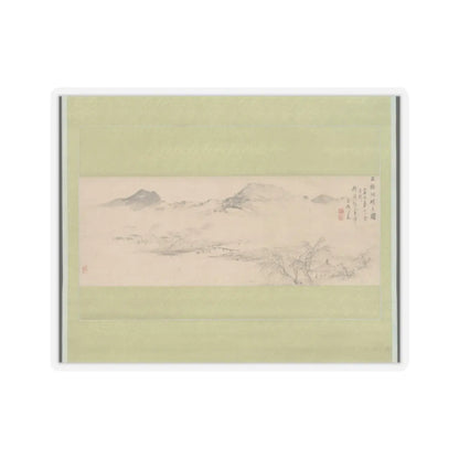 Oda Kaisen - View of the Kamo River from Sanbogi at Dawn - 1829 v1 - STICKER Vinyl Kiss-Cut Decal