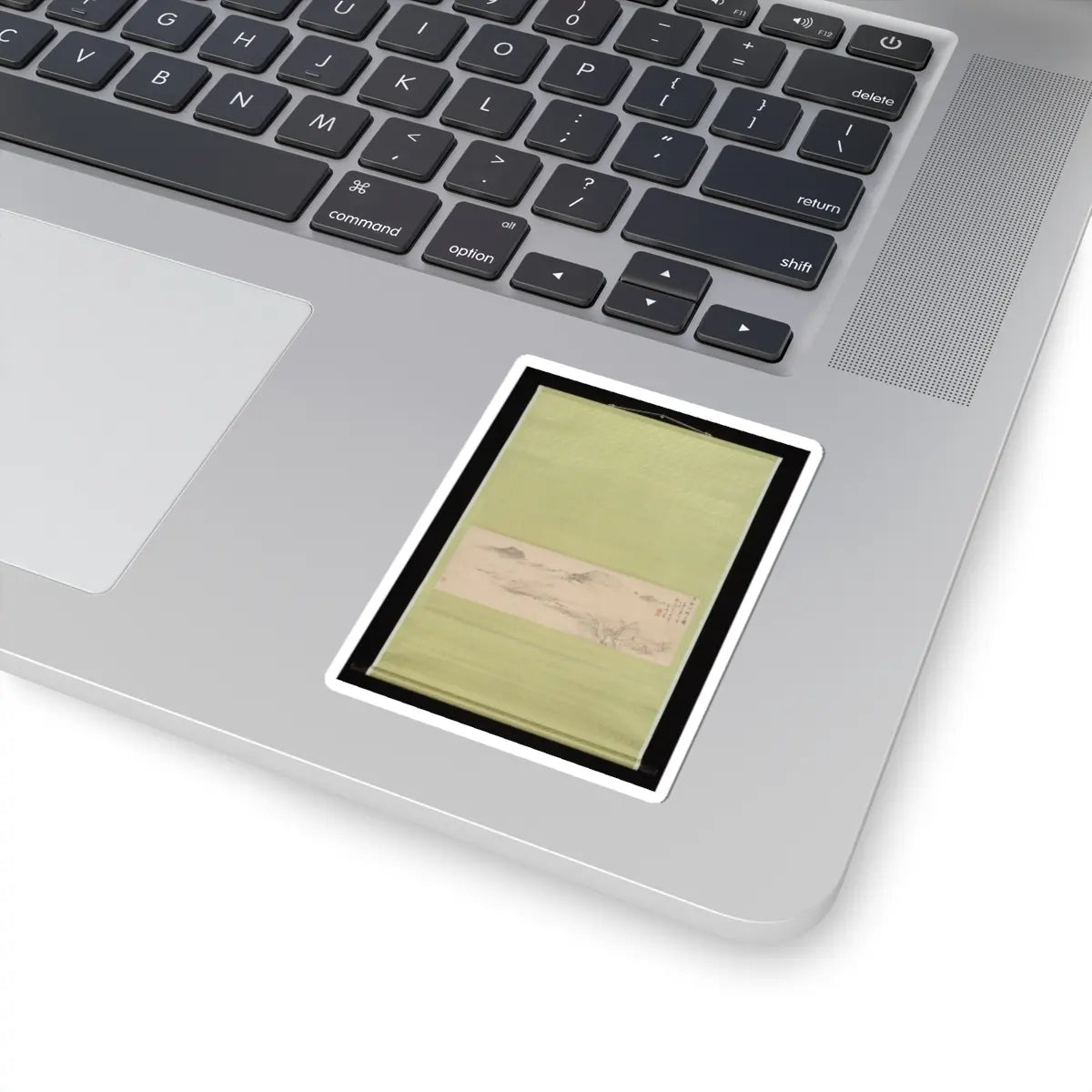 Oda Kaisen - View of the Kamo River from Sanbogi at Dawn - 1829 v2 - STICKER Vinyl Kiss-Cut Decal