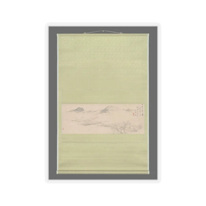 Oda Kaisen - View of the Kamo River from Sanbogi at Dawn - 1829 v2 - STICKER Vinyl Kiss-Cut Decal