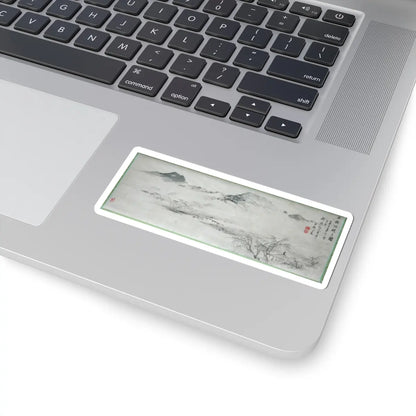 Oda Kaisen - View of the Kamo River from Sanbogi at Dawn - 1829 v3 - STICKER Vinyl Kiss-Cut Decal