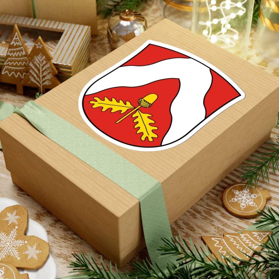 Odder coat of arms (Denmark) (Coat of Arms) STICKER Vinyl Kiss-Cut Decal - The Sticker Space