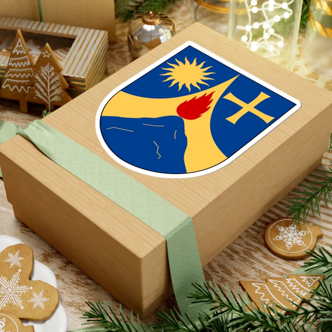 Odelstierna vapen (Sweden) (Coat of Arms) STICKER Vinyl Kiss-Cut Decal - The Sticker Space