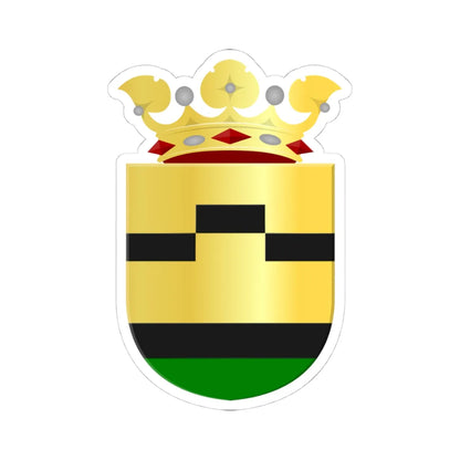 Odoorn wapen 1941 (Netherlands) (Coat of Arms) STICKER Vinyl Kiss-Cut Decal 4 Inch White - The Sticker Space