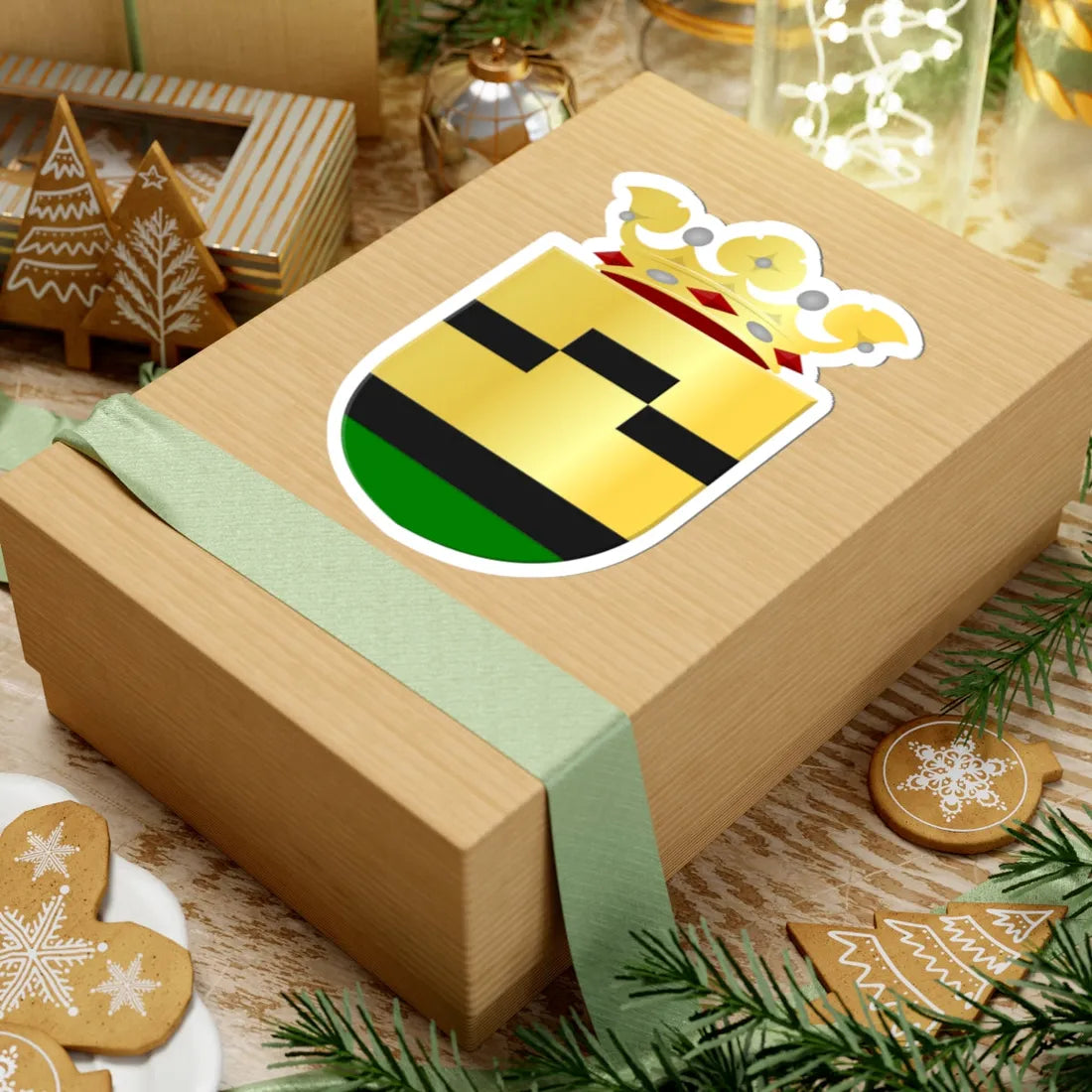 Odoorn wapen 1941 (Netherlands) (Coat of Arms) STICKER Vinyl Kiss-Cut Decal - The Sticker Space