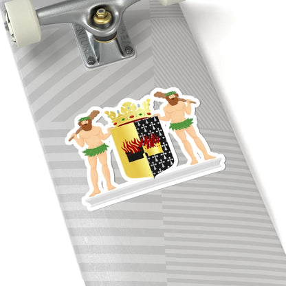 Odoorn wapen (Netherlands) (Coat of Arms) STICKER Vinyl Kiss-Cut Decal - The Sticker Space