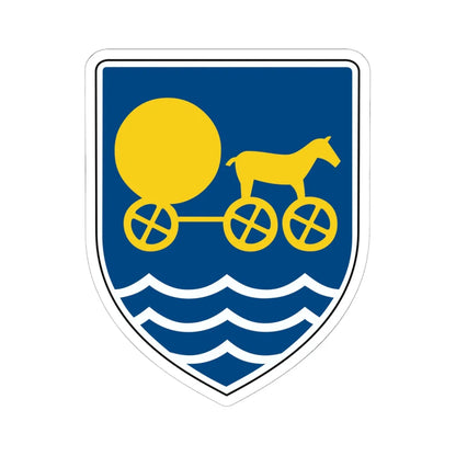 Odsherred Kommune coa (Denmark) (Coat of Arms) STICKER Vinyl Kiss-Cut Decal 6 Inch White - The Sticker Space