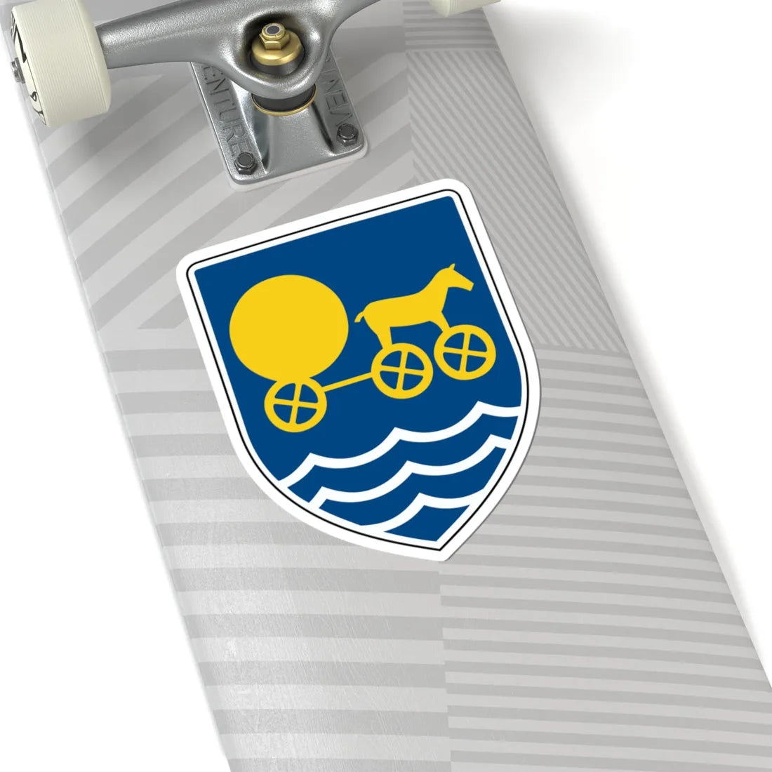 Odsherred Kommune coa (Denmark) (Coat of Arms) STICKER Vinyl Kiss-Cut Decal - The Sticker Space