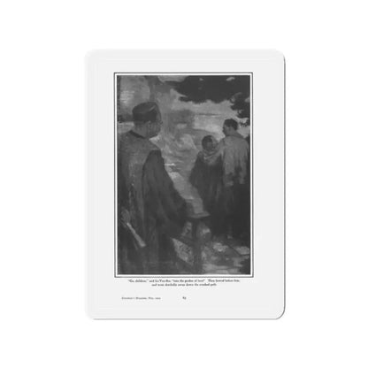 Odyssey of Oliver Jones, Everybody's Magazine, May 1924 (Magazine Illustration) Refrigerator Magnet 2 Inch - The Sticker Space