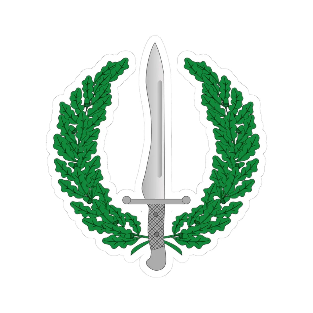 Oe-ET (Spain) (Coat of Arms) STICKER Vinyl Kiss-Cut Decal 3 Inch White - The Sticker Space