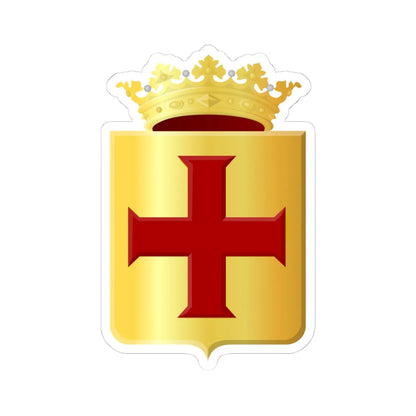 Oegstgeest wapen 1816 (Netherlands) (Coat of Arms) STICKER Vinyl Kiss-Cut Decal 4 Inch White - The Sticker Space