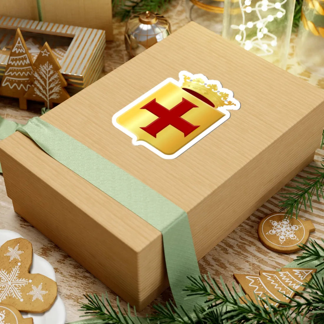 Oegstgeest wapen 1816 (Netherlands) (Coat of Arms) STICKER Vinyl Kiss-Cut Decal - The Sticker Space