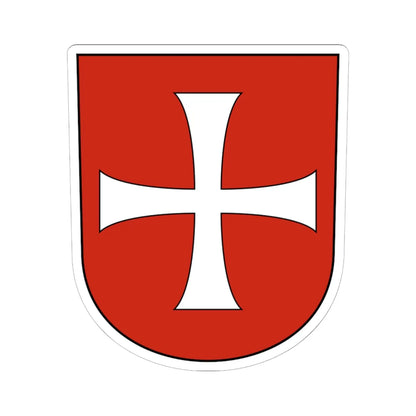 Oensingen-blazon (Switzerland) (Coat of Arms) STICKER Vinyl Kiss-Cut Decal 6 Inch White - The Sticker Space