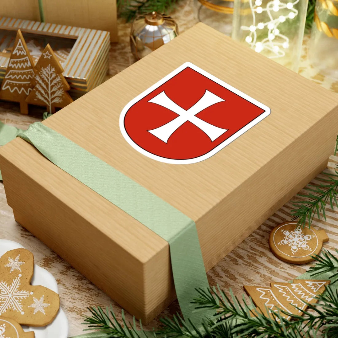 Oensingen-blazon (Switzerland) (Coat of Arms) STICKER Vinyl Kiss-Cut Decal - The Sticker Space