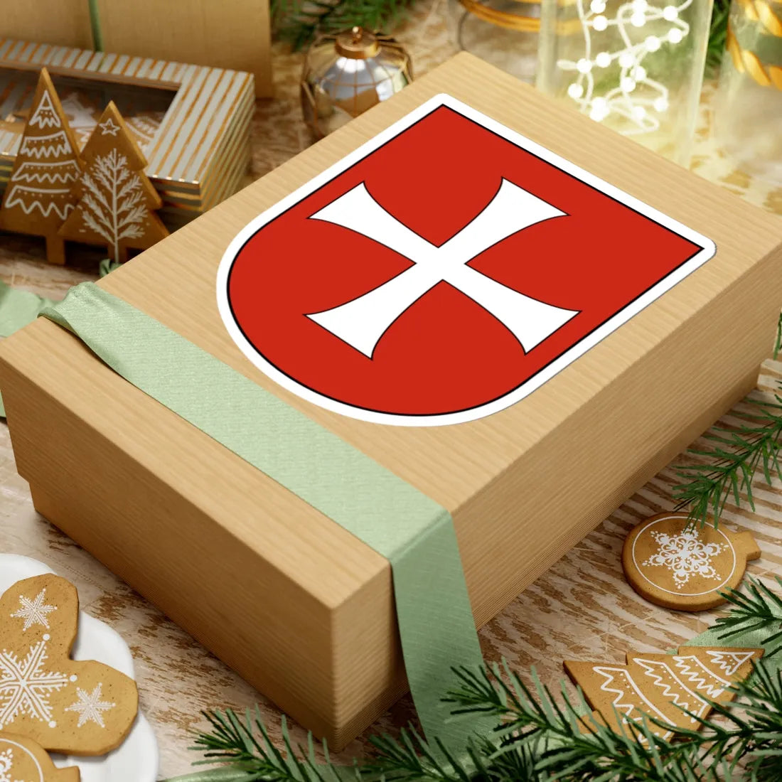 Oensingen-blazon (Switzerland) (Coat of Arms) STICKER Vinyl Kiss-Cut Decal - The Sticker Space