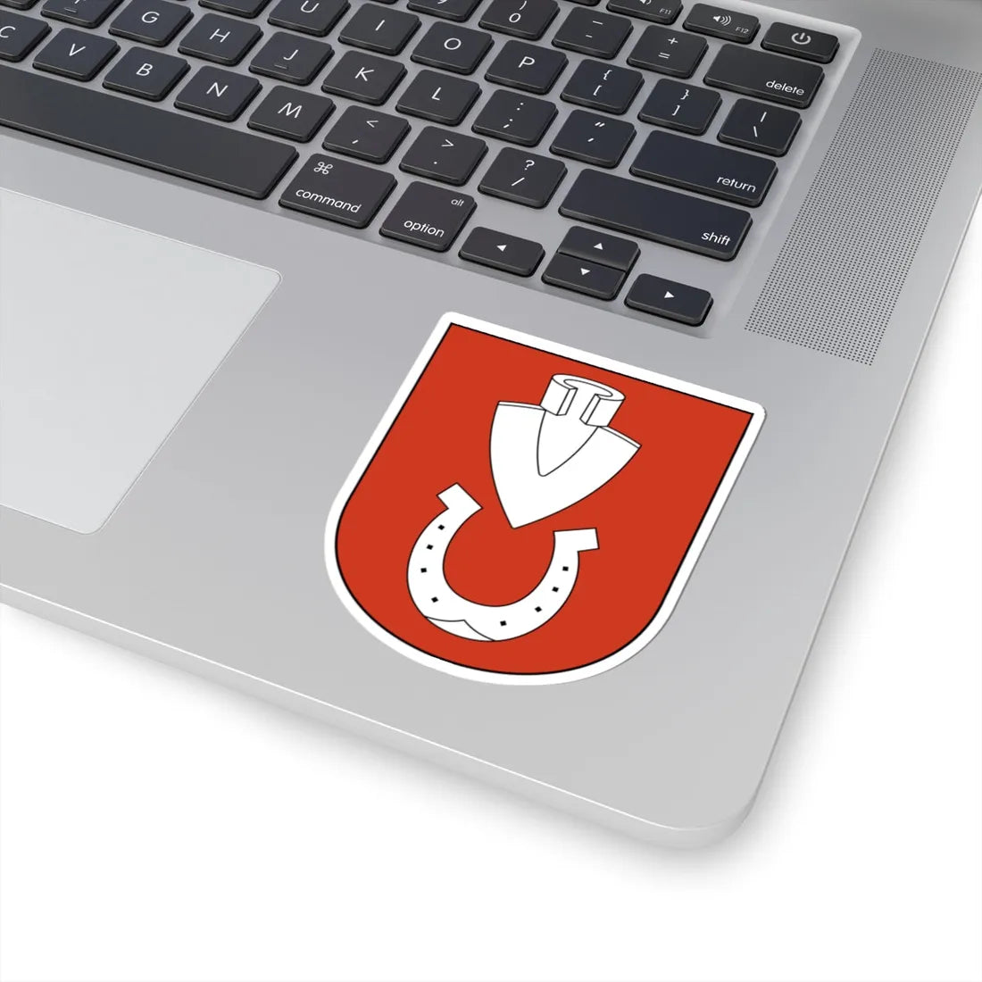 Oerlikon-blazon (Switzerland) (Coat of Arms) STICKER Vinyl Kiss-Cut Decal - The Sticker Space