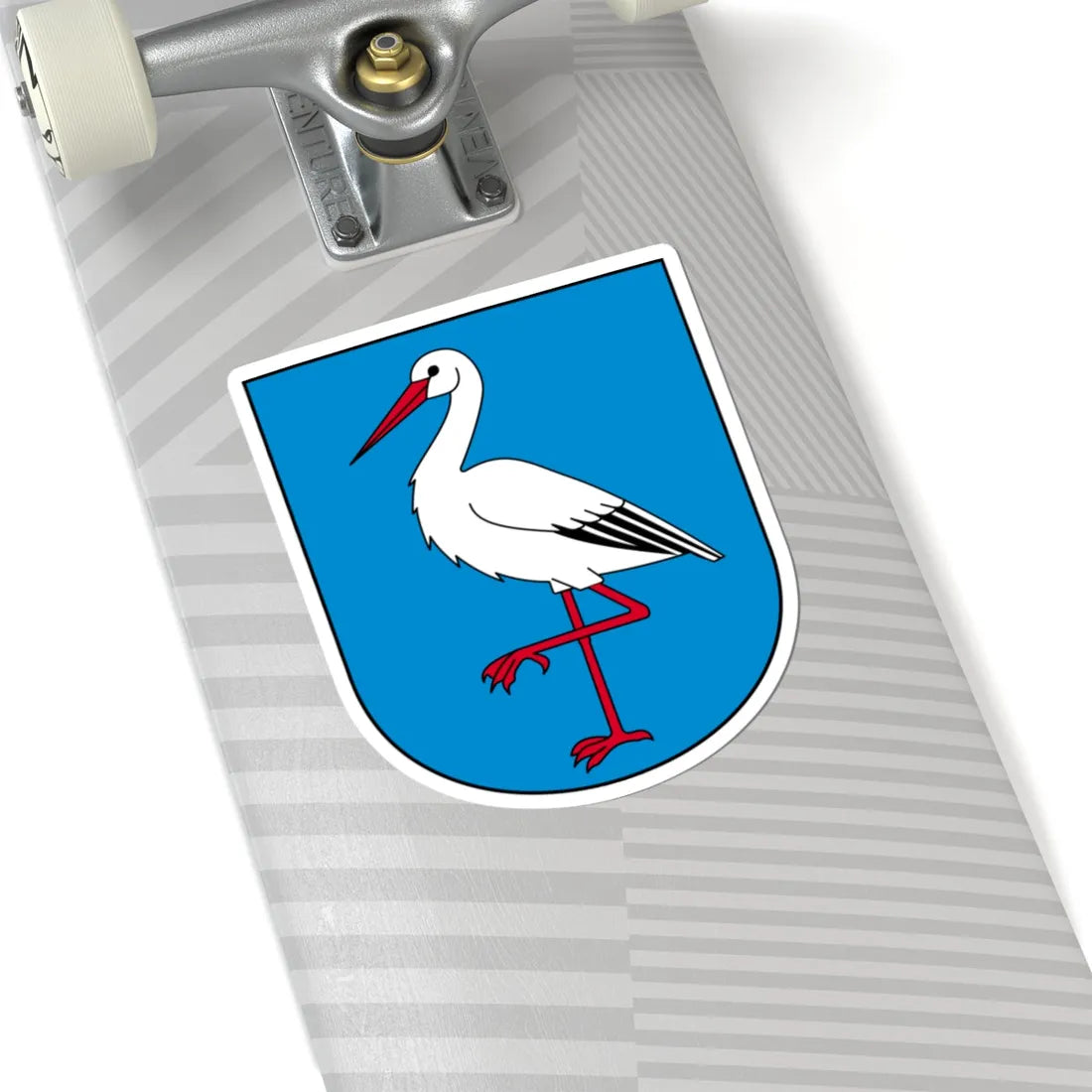 Oetwil am See-blazon (Switzerland) (Coat of Arms) STICKER Vinyl Kiss-Cut Decal - The Sticker Space