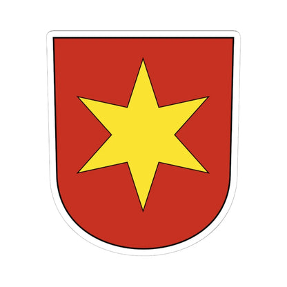 Oetwil an der Limmat (Switzerland) (Coat of Arms) STICKER Vinyl Kiss-Cut Decal 6 Inch White - The Sticker Space