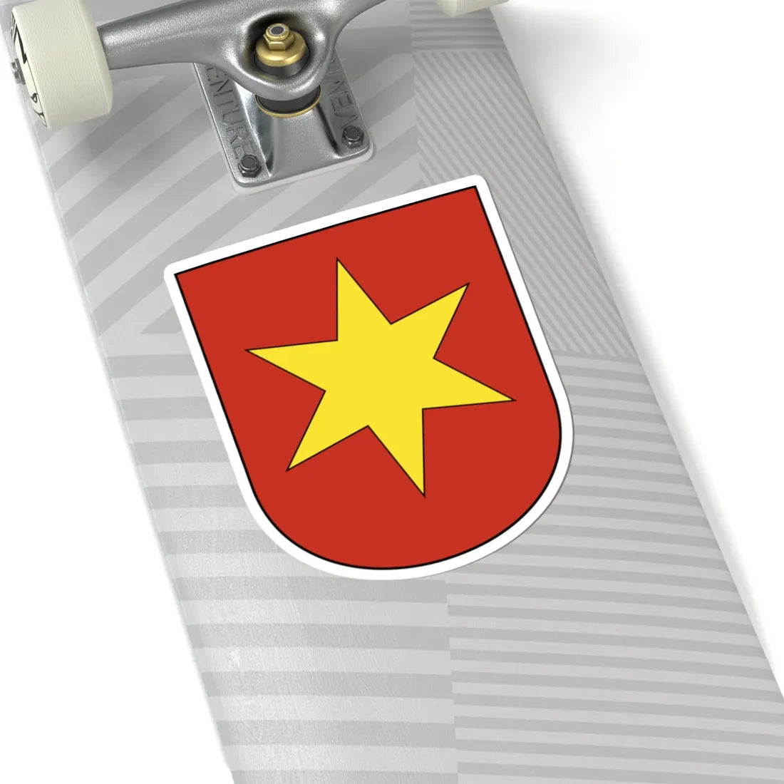 Oetwil an der Limmat (Switzerland) (Coat of Arms) STICKER Vinyl Kiss-Cut Decal - The Sticker Space