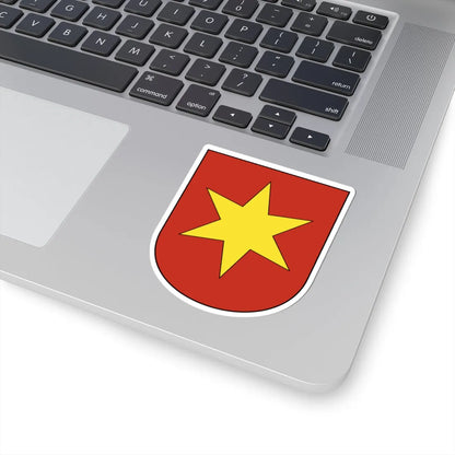 Oetwil an der Limmat (Switzerland) (Coat of Arms) STICKER Vinyl Kiss-Cut Decal - The Sticker Space