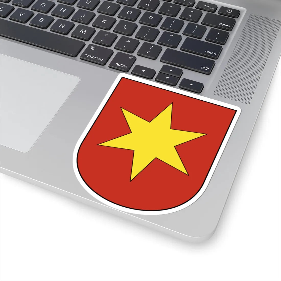 Oetwil an der Limmat (Switzerland) (Coat of Arms) STICKER Vinyl Kiss-Cut Decal - The Sticker Space