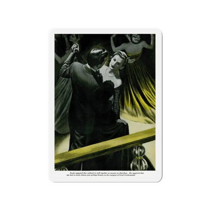 Of Course, She's Older (1), Redbook, February 1947 (Magazine Illustration) Refrigerator Magnet - The Sticker Space