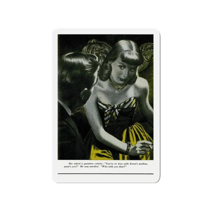 Of Course, She's Older (2), Redbook, February 1947 (Magazine Illustration) Refrigerator Magnet - The Sticker Space