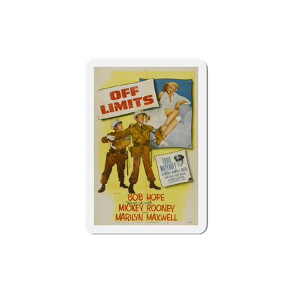 Off Limits 1952 Movie Poster Die-Cut Magnet-6 Inch-The Sticker Space