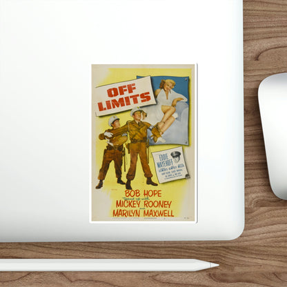 Off Limits 1952 Movie Poster STICKER Vinyl Die-Cut Decal-The Sticker Space