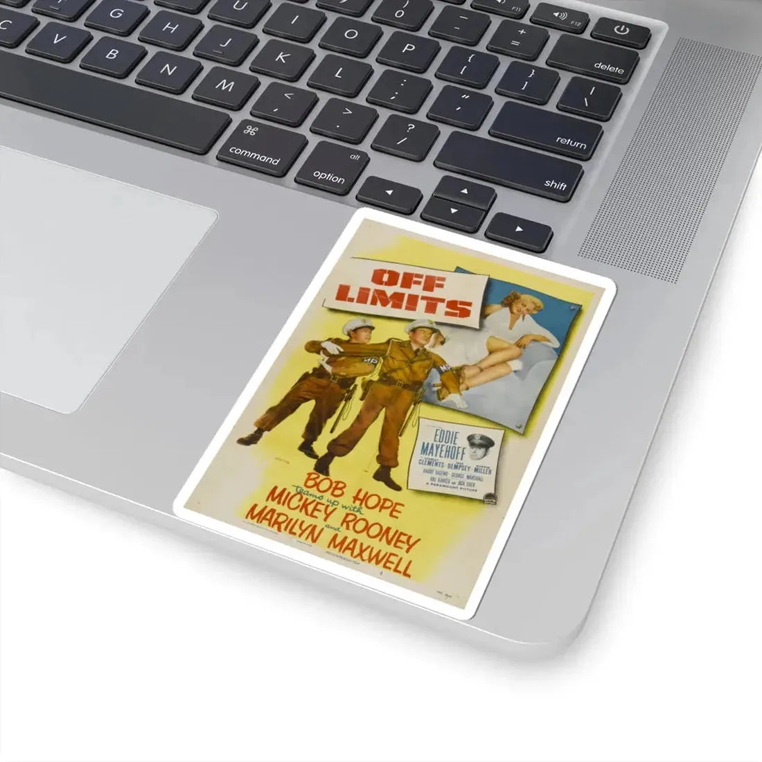 Off Limits 1952 Movie Poster - STICKER Vinyl Kiss-Cut Decal - The Sticker Space