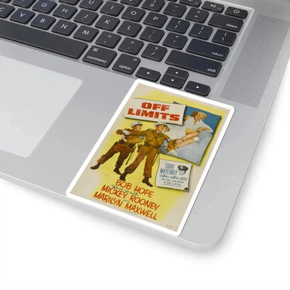 Off Limits 1952 Movie Poster - STICKER Vinyl Kiss-Cut Decal - The Sticker Space