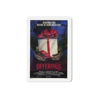 OFFERINGS 1989 Movie Poster - Refrigerator Magnet 6 Inch Die-Cut - The Sticker Space