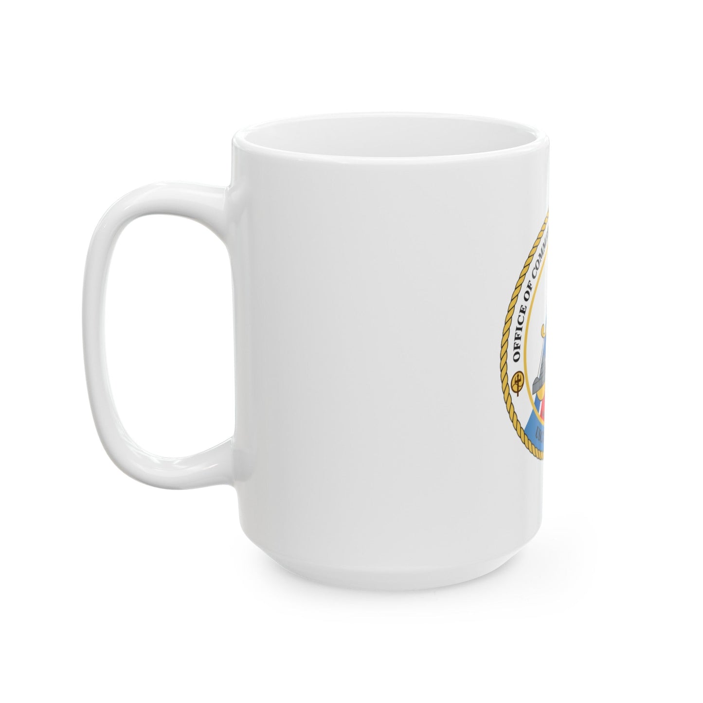 Office of Comm Vessel Cmplnce (U.S. Coast Guard) White Coffee Mug-The Sticker Space