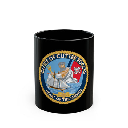 Office of Cutter Forces (U.S. Coast Guard) Black Coffee Mug-11oz-The Sticker Space