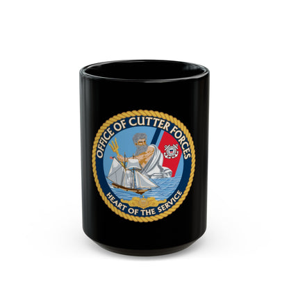 Office of Cutter Forces (U.S. Coast Guard) Black Coffee Mug-15oz-The Sticker Space