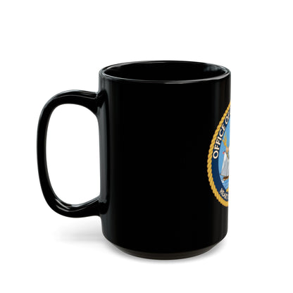 Office of Cutter Forces (U.S. Coast Guard) Black Coffee Mug-The Sticker Space