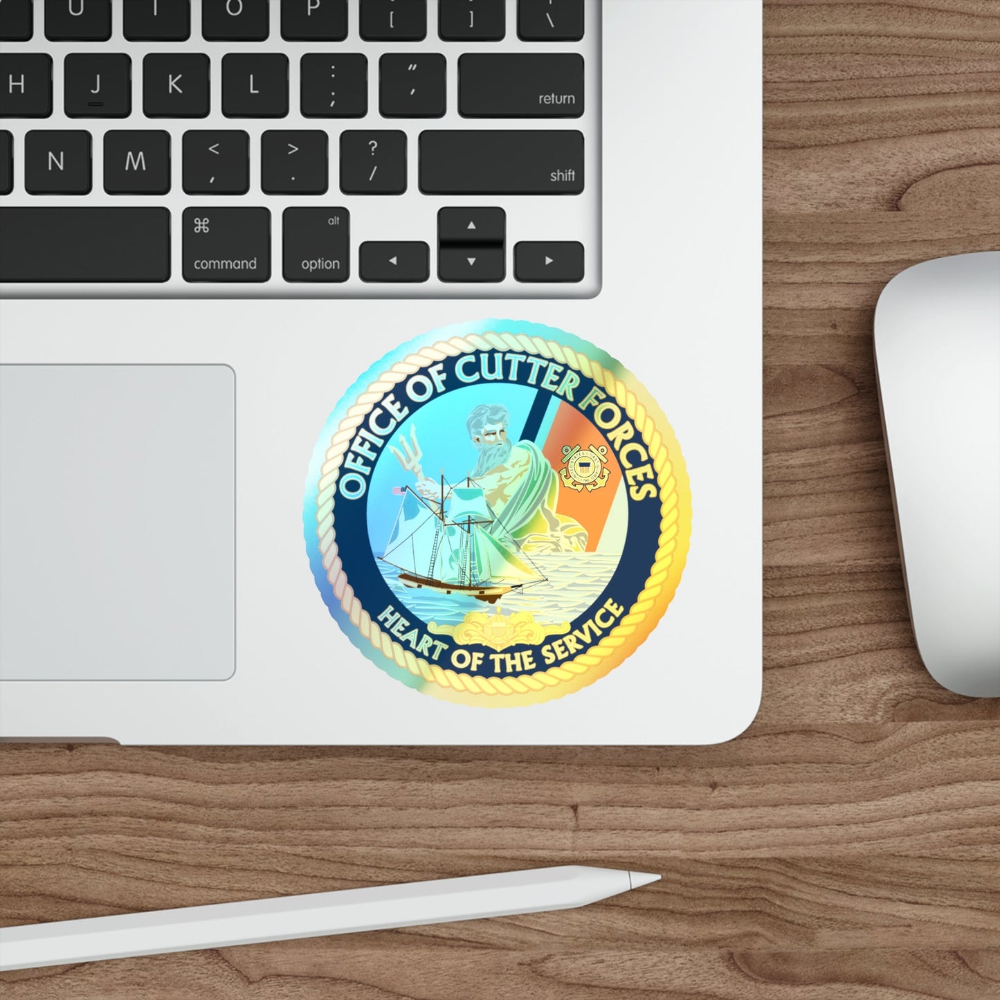 Office of Cutter Forces (U.S. Coast Guard) Holographic STICKER Die-Cut Vinyl Decal-The Sticker Space