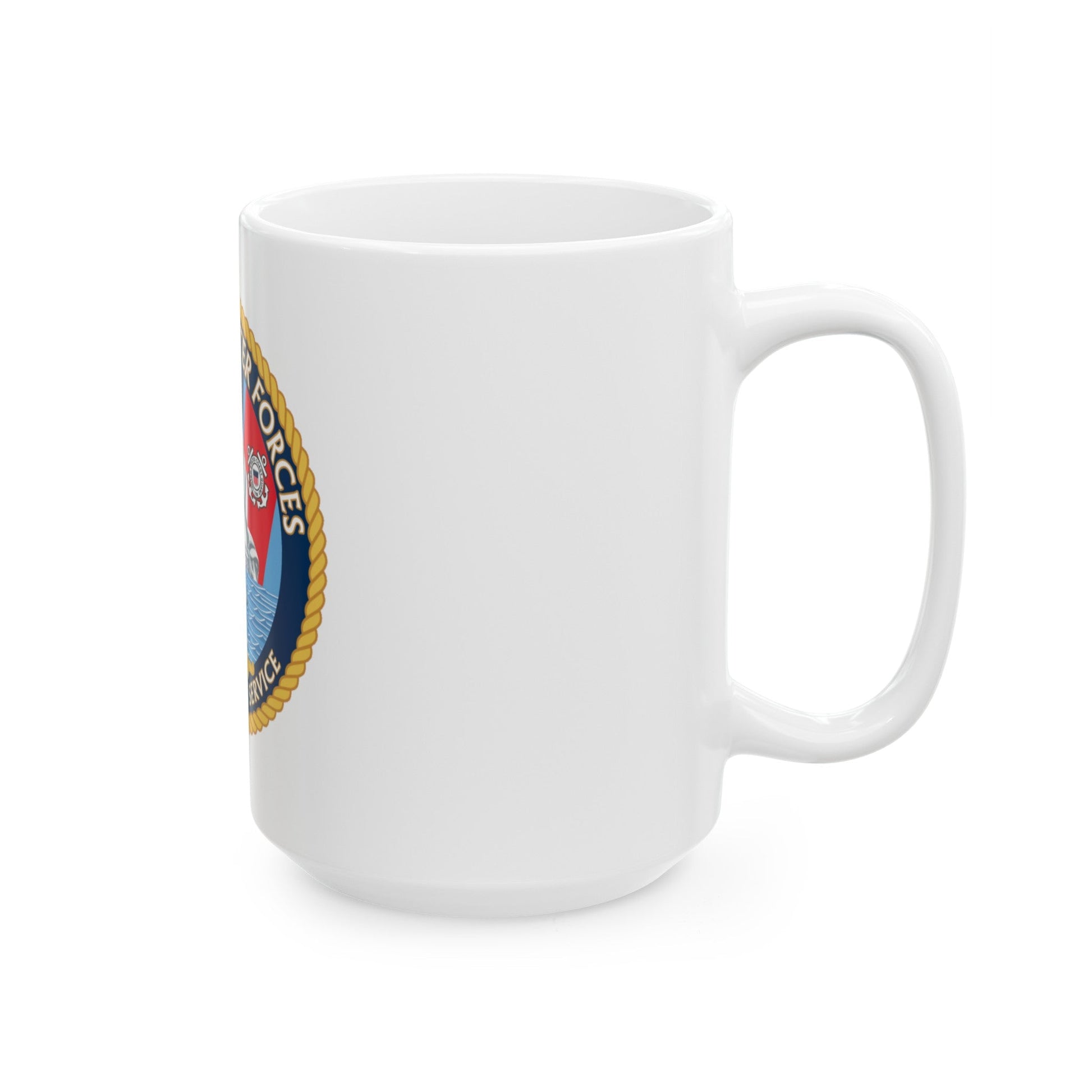 Office of Cutter Forces (U.S. Coast Guard) White Coffee Mug-The Sticker Space