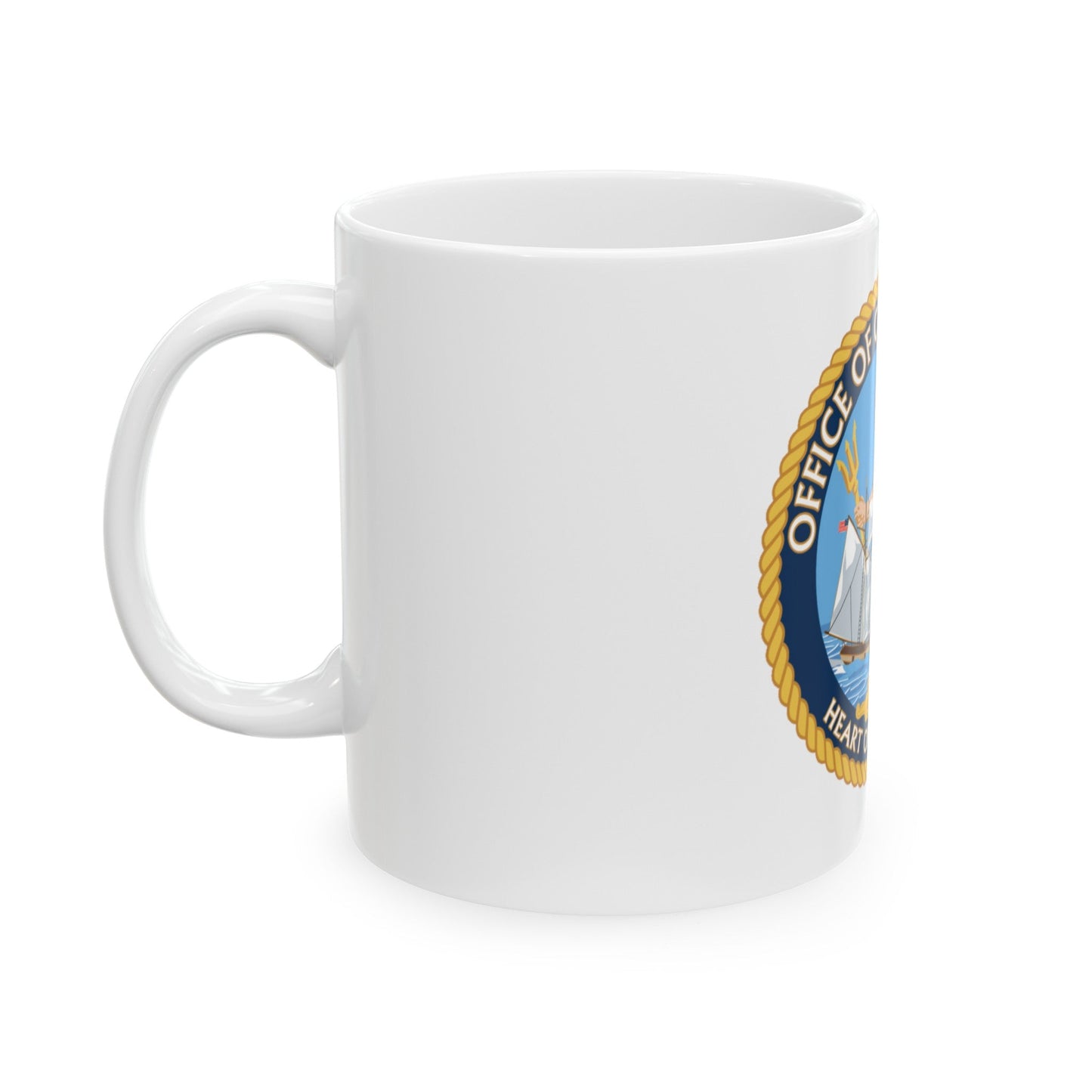 Office of Cutter Forces (U.S. Coast Guard) White Coffee Mug-The Sticker Space