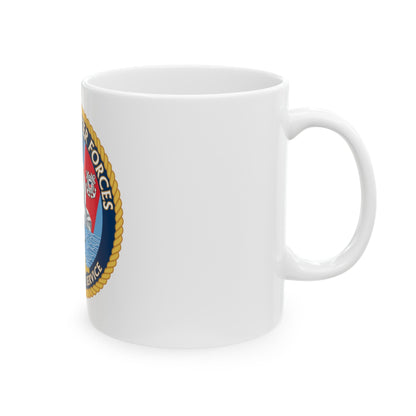 Office of Cutter Forces (U.S. Coast Guard) White Coffee Mug-The Sticker Space